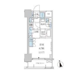 上野駅 徒歩10分 12階の物件間取画像